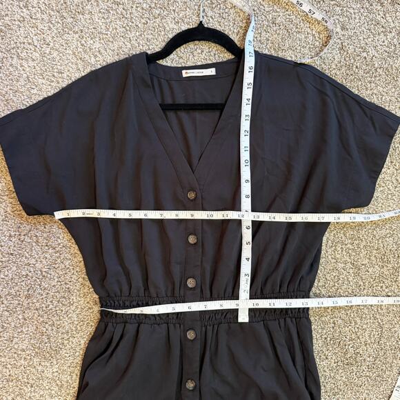 Marine Layer Black Wide leg Jumpsuit Small - Picture 7 of 9